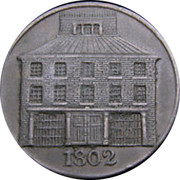 Ireland 1/2 Penny Dublin - Pantheon 1802  1802 coin obverse Ireland 1/2 Penny Dublin - Pantheon 1802  1802 coin obverse