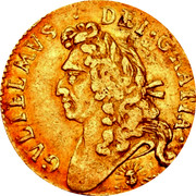 UK 1/2 Pistole (William II) KM# 145 GVLIELMVS DEI GRATIA coin obverse UK 1/2 Pistole (William II) KM# 145 GVLIELMVS DEI GRATIA coin obverse