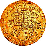 UK 1/2 Pistole (William II) KM# 145 MAG BRIT FRA ET HIB REX 1701 coin reverse UK 1/2 Pistole (William II) KM# 145 MAG BRIT FRA ET HIB REX 1701 coin reverse
