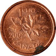 2004 CANADA 1 CENT PROOF PENNY HEAVY CAMEO COIN 
