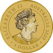 Australia 1 Dollar 75 Years Since the End of WWII 2020 P UNC in PNC ELIZABETH II AUSTRALIA 2020 1 DOLLAR JC coin obverse Australia 1 Dollar 75 Years Since the End of WWII 2020 P UNC in PNC ELIZABETH II AUSTRALIA 2020 1 DOLLAR JC coin obverse