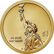 USA 1 Dollar American innovators 2018 D $1 IN GOD WE TRUST PH JK coin reverse