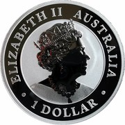 Australia 1 Dollar Australian Emu 2020 P ELIZABETH II AUSTRALIA 1 DOLLAR coin obverse Australia 1 Dollar Australian Emu 2020 P ELIZABETH II AUSTRALIA 1 DOLLAR coin obverse