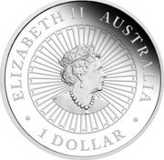 Australia 1 Dollar Great Southern Land - Opal 2020 P Proof ELIZABETH II AUSTRALIA 1 DOLLAR coin obverse Australia 1 Dollar Great Southern Land - Opal 2020 P Proof ELIZABETH II AUSTRALIA 1 DOLLAR coin obverse