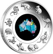 Australia 1 Dollar Great Southern Land - Opal 2020 P Proof 2020 1 OZ 9999 SILVER coin reverse Australia 1 Dollar Great Southern Land - Opal 2020 P Proof 2020 1 OZ 9999 SILVER coin reverse