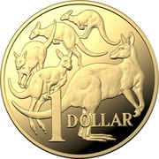 Australia 1 Dollar Mob of Roos 2020 Proof 1 DOLLAR coin reverse Australia 1 Dollar Mob of Roos 2020 Proof 1 DOLLAR coin reverse
