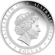 Australia 1 Dollar Sister Cities 2013 Proof ELIZABETH II AUSTRALIA 2013 1 DOLLAR coin obverse Australia 1 Dollar Sister Cities 2013 Proof ELIZABETH II AUSTRALIA 2013 1 DOLLAR coin obverse