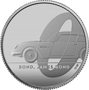 UK 1 Pound Bond - Bond, James Bond 2020 Proof BOND, JAMES BOND coin reverse UK 1 Pound Bond - Bond, James Bond 2020 Proof BOND, JAMES BOND coin reverse