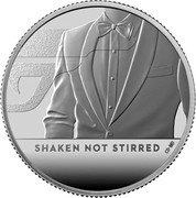 UK 1 Pound Bond - Shaken not stirred 2020 Proof SHAKEN AND NOT STIRRED coin reverse UK 1 Pound Bond - Shaken not stirred 2020 Proof SHAKEN AND NOT STIRRED coin reverse