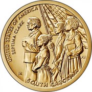 USA $1 (Septima Clark - South Carolina) UNITED STATES OF AMERICA SEPTIMA CLARK JK PH SOUTH CAROLINA coin reverse USA $1 (Septima Clark - South Carolina) UNITED STATES OF AMERICA SEPTIMA CLARK JK PH SOUTH CAROLINA coin reverse