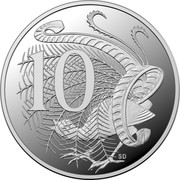 Australia 10 Cents Superb Lyrebird 2020 Proof. Sets only 10 SD coin reverse Australia 10 Cents Superb Lyrebird 2020 Proof. Sets only 10 SD coin reverse
