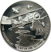 Malta 10 Euro 75th Anniversary End of World War II 2020 NGB 10 EURO 75TH ANNIVERSARY END OF THE SECOND WORLD WAR coin reverse