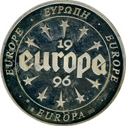 Ireland 10 Euro Europian Palace 1996 UNC EUROPE EUROPA EUROPE 999 EUROPA 1996 coin obverse Ireland 10 Euro Europian Palace 1996 UNC EUROPE EUROPA EUROPE 999 EUROPA 1996 coin obverse