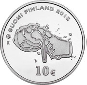 Finland 10 Euro Tapio Wirkkala 2015 Proof SUOMI FINLAND 2015 10€ coin obverse Finland 10 Euro Tapio Wirkkala 2015 Proof SUOMI FINLAND 2015 10€ coin obverse
