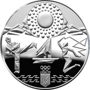 Ukraine 10 Hryven XXXII Summer Olympic Games 2020 Proof UKRAINE coin reverse