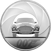 UK 10 Pounds Bond - 007 2020 Proof 007 coin reverse UK 10 Pounds Bond - 007 2020 Proof 007 coin reverse