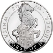 UK 10 Pounds The White Horse of Hanover 2020 Proof WHITE HORSE OF HANOVER 2020 coin reverse UK 10 Pounds The White Horse of Hanover 2020 Proof WHITE HORSE OF HANOVER 2020 coin reverse