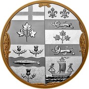 Canada 100 Dollars The Armorial Bearings of the Dominion of Canada 2020  coin reverse Canada 100 Dollars The Armorial Bearings of the Dominion of Canada 2020  coin reverse