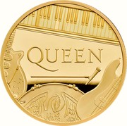 UK 1000 Pounds The band Queen 2020 Proof QUEEN CF coin reverse UK 1000 Pounds The band Queen 2020 Proof QUEEN CF coin reverse