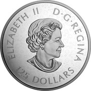 Canada 125 Dollars Canadian Maple Leaves 2020 ELIZABETH II D G REGINA 125 DOLLARS coin obverse Canada 125 Dollars Canadian Maple Leaves 2020 ELIZABETH II D G REGINA 125 DOLLARS coin obverse