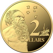 Australia 2 Dollars Aboriginal Elder 2020 Proof 2 DOLLARS coin reverse Australia 2 Dollars Aboriginal Elder 2020 Proof 2 DOLLARS coin reverse