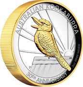 Australia 2 Dollars Kookaburra 30th Anniversary 2020 Proof AUSTRALIAN KOOKABURRA 30TH ANNIVERSARY 2 OZ 9999 SILVER coin reverse Australia 2 Dollars Kookaburra 30th Anniversary 2020 Proof AUSTRALIAN KOOKABURRA 30TH ANNIVERSARY 2 OZ 9999 SILVER coin reverse