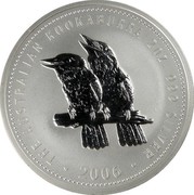 Australia 2 Dollars The Australian Kookaburra 2006 P THE AUSTRALIAN KOOKABURRA 2 OZ. 999 SILVER 2006 coin reverse Australia 2 Dollars The Australian Kookaburra 2006 P THE AUSTRALIAN KOOKABURRA 2 OZ. 999 SILVER 2006 coin reverse