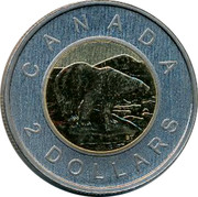 Canada 2 Dollars (Toonie) CANADA 2 DOLLARS coin reverse