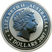 Australia 2 Dollars (Year of the Rat) ELIZABETH II AUSTRALIA 2 DOLLARS 2007 IRB coin obverse Australia 2 Dollars (Year of the Rat) ELIZABETH II AUSTRALIA 2 DOLLARS 2007 IRB coin obverse