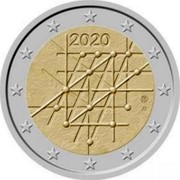 Finland 2 Euro Abstract figures 2020 2020 coin obverse Finland 2 Euro Abstract figures 2020 2020 coin obverse