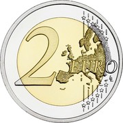 Finland 2 Euro Abstract figures 2020 2 EURO coin reverse Finland 2 Euro Abstract figures 2020 2 EURO coin reverse