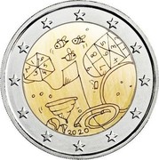 Malta 2 Euro Children's games 2020 2020 coin obverse Malta 2 Euro Children's games 2020 2020 coin obverse