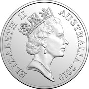 Australia 20 Cents Effigies Over Time 2019 Effigies Over Time Sets only KM# 82.2 ELIZABETH II AUSTRALIA 2019 coin obverse Australia 20 Cents Effigies Over Time 2019 Effigies Over Time Sets only KM# 82.2 ELIZABETH II AUSTRALIA 2019 coin obverse