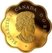 Canada 20 Dollars Iconic Maple Leaves 2019 ELIZABETH II CANADA D G REGINA coin obverse Canada 20 Dollars Iconic Maple Leaves 2019 ELIZABETH II CANADA D G REGINA coin obverse