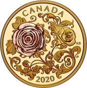 Canada 200 Dollars The Queen Elizabeth Rose 2020 CANADA 2020 coin reverse Canada 200 Dollars The Queen Elizabeth Rose 2020 CANADA 2020 coin reverse