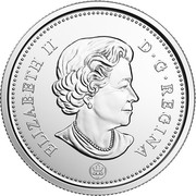 Canada 25 Cents Canadian bear 2020 ELIZABETH II D G REGINA coin obverse Canada 25 Cents Canadian bear 2020 ELIZABETH II D G REGINA coin obverse