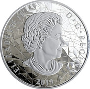 Canada 25 Dollars Lynx 2020 Proof 2019 ELIZABETH II D G REGINA coin obverse Canada 25 Dollars Lynx 2020 Proof 2019 ELIZABETH II D G REGINA coin obverse