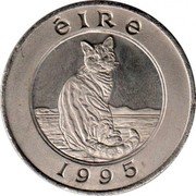 Ireland 25 ECU Cat 1995 Proof X# 38 ÉIRE 1995 coin reverse Ireland 25 ECU Cat 1995 Proof X# 38 ÉIRE 1995 coin reverse