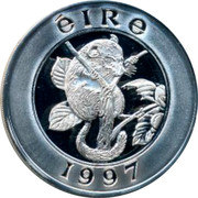 Ireland 25 Euro 1997 Republic ÉIRE 1997 coin obverse