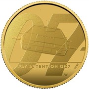 UK 25 Pounds Bond - Pay attention 007 2020 PAY ATTENTION 007 coin reverse UK 25 Pounds Bond - Pay attention 007 2020 PAY ATTENTION 007 coin reverse