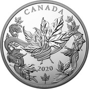 Canada 30 Dollars Canadian Maple Leaves 2020 CANADA 2020 coin reverse Canada 30 Dollars Canadian Maple Leaves 2020 CANADA 2020 coin reverse
