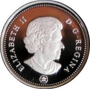 Canada 5 Cents (A Beaver) ELIZABETH II D G REGINA coin obverse Canada 5 Cents (A Beaver) ELIZABETH II D G REGINA coin obverse
