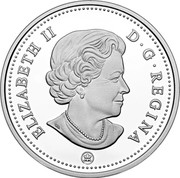 Canada 5 Cents (Beaver) ELIZABETH II D G REGINA coin obverse Canada 5 Cents (Beaver) ELIZABETH II D G REGINA coin obverse