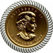 Canada 5 Dollars An Era of Triumph 25th Anniversary 2004 CANADA FINE GOLD 1/10 OZ OR PUR 9999 9999 1979 2004 coin reverse Canada 5 Dollars An Era of Triumph 25th Anniversary 2004 CANADA FINE GOLD 1/10 OZ OR PUR 9999 9999 1979 2004 coin reverse