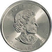 Canada 5 Dollars Snow owl 2019 Proof 2019 5 DOLLARS ELIZABETH II coin obverse Canada 5 Dollars Snow owl 2019 Proof 2019 5 DOLLARS ELIZABETH II coin obverse