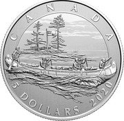 Canada 5 Dollars The 350th Anniversary of Hudson's Bay Company 2020 CANADA 5 DOLLARS 2020 coin reverse Canada 5 Dollars The 350th Anniversary of Hudson's Bay Company 2020 CANADA 5 DOLLARS 2020 coin reverse