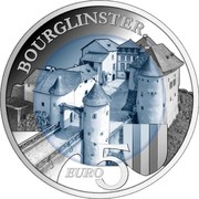 Luxembourg 5 Euro Bourglinster Castle 2019 BURGLINSTER EURO 5 coin reverse Luxembourg 5 Euro Bourglinster Castle 2019 BURGLINSTER EURO 5 coin reverse