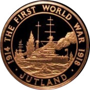 UK 5 Pounds Jutland 2016 1914 THE FIRST WORLD WAR 1918 JUTLAND coin reverse UK 5 Pounds Jutland 2016 1914 THE FIRST WORLD WAR 1918 JUTLAND coin reverse