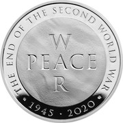 UK 5 Pounds The End of the Second World War Piedfort 2020 Proof THE END OF THE SECOND WORLD WAR W PEACE R CD 1945 2020 MD coin reverse UK 5 Pounds The End of the Second World War Piedfort 2020 Proof THE END OF THE SECOND WORLD WAR W PEACE R CD 1945 2020 MD coin reverse