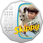 Australia 50 Cents 50th Anniversary of Skippy the Bush Kangaroo 2020 50 THE BUSH KANGAROO SKIPPY coin reverse Australia 50 Cents 50th Anniversary of Skippy the Bush Kangaroo 2020 50 THE BUSH KANGAROO SKIPPY coin reverse
